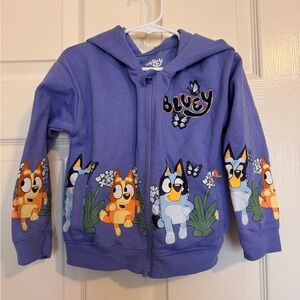 Bluey Zip Hoodie with Marching Tulle Skirt